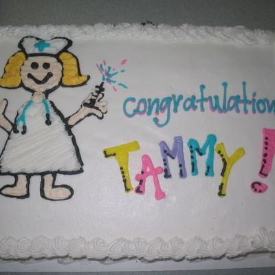 Nursing Grad Cake