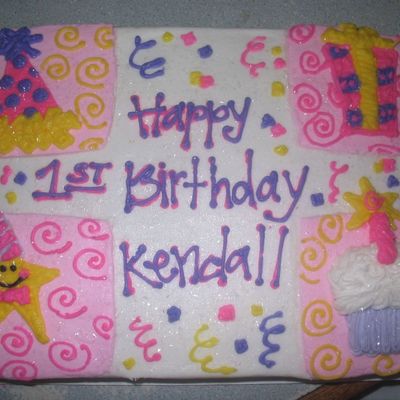 1St Bday To Match Napkins