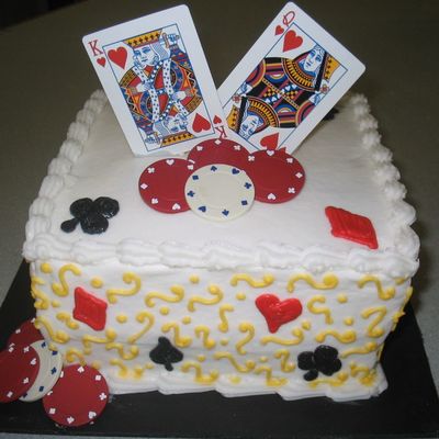 Poker Cake