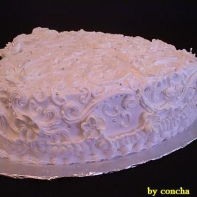 Heart Anniversary Cake