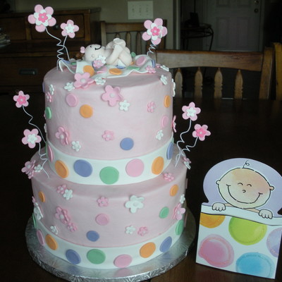 Polka Dots And Flowers
