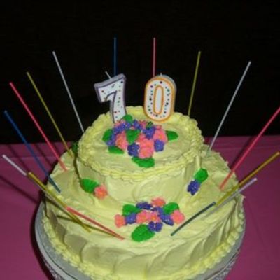 Grandma's 70Th Cake