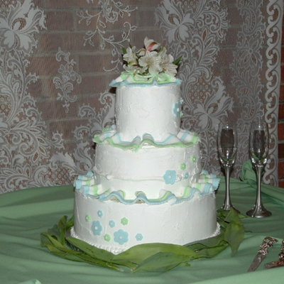 Three Tier, Round Wedding Cake