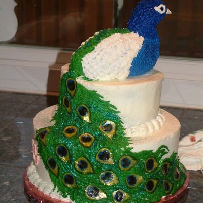 Peacock Cake