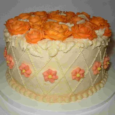 Various Shades Of Orange Flowers