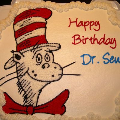 Dr. Seuss Cupcake Cake - Celebration For Dr. Seuss's Birthday