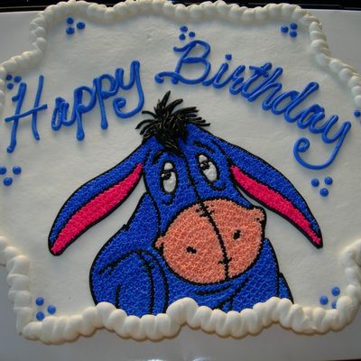 Eyore Birthday Cupcake Cake