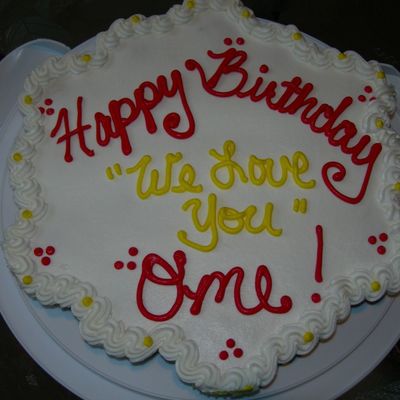 Happy Birthday Cupcake Cake For Ome..