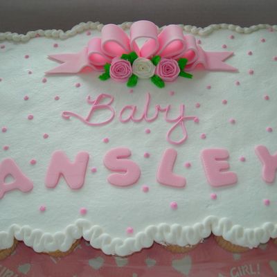 Baby Shower Cupcake Cake