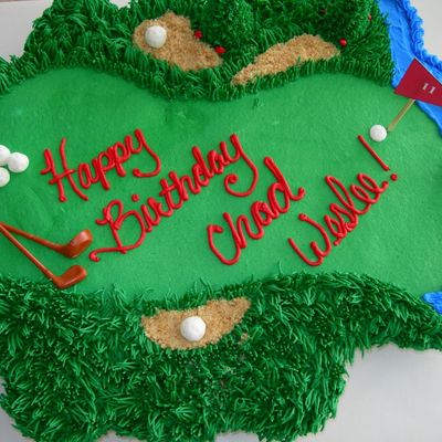 Golf Cupcake Cake For Chad Weslee