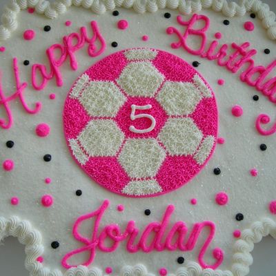 Soccer Cupcake Cake