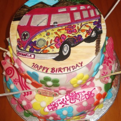 Vw Van And Surfboards