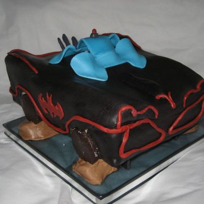 Batmobile Cake