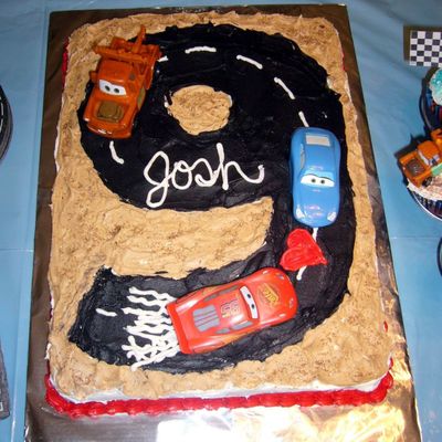 Cars #9 Cake