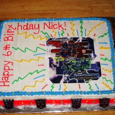 Transformers Cake