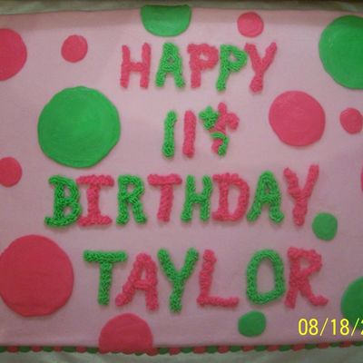 Taylor's Dot Birthday