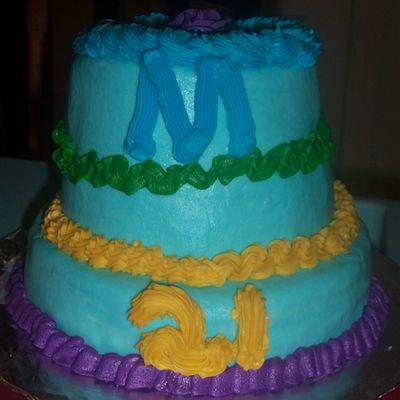 Melissa's Surprise 21St Birthday Cake