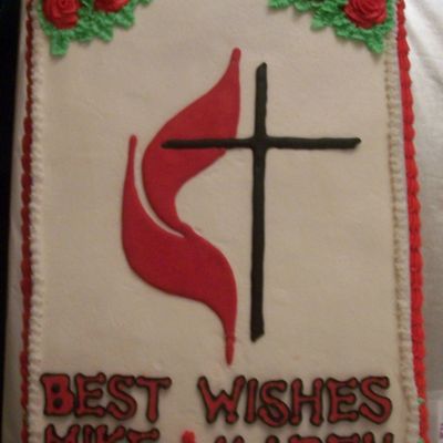 Mike And Karen Farewell Cake-View 2