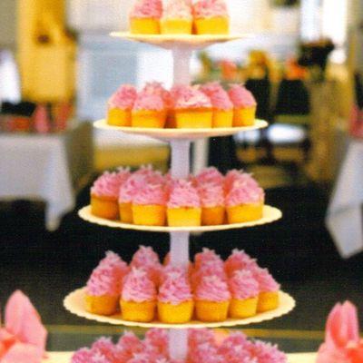 Pink Wedding Cupcakes
