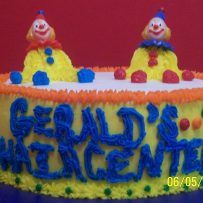 Course 1 Clown Cake