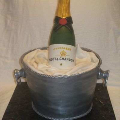 Champaign Bottle In Ice Bucket