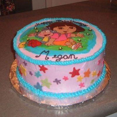 Dora Side Chocolate Transfer.