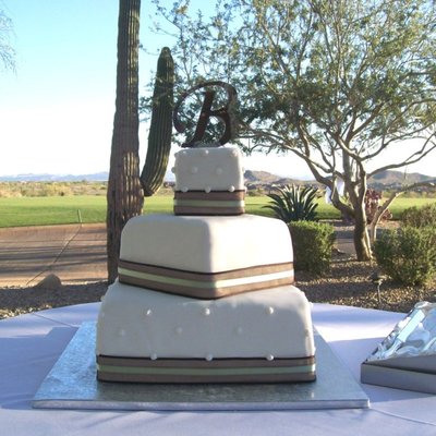 Fondant Three Tiered Square