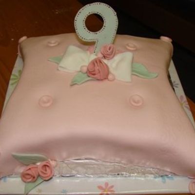 9Th Birthday Pillow Cake