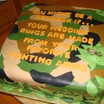 Camo Groom's Cake