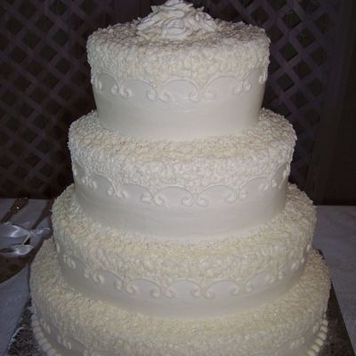 Oval Wedding Cake