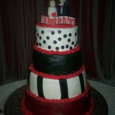 Skelton Wedding Cake
