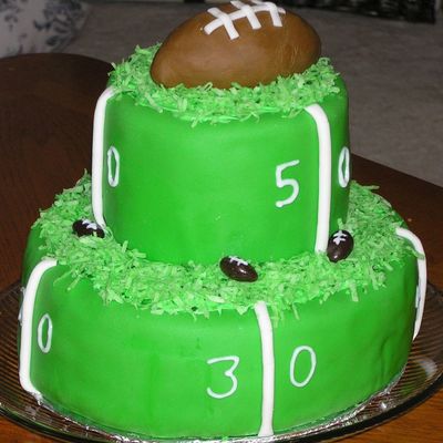 Football Tiered Cake