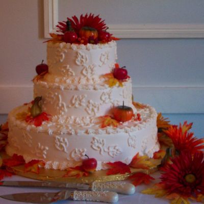 Fall Wedding Cake