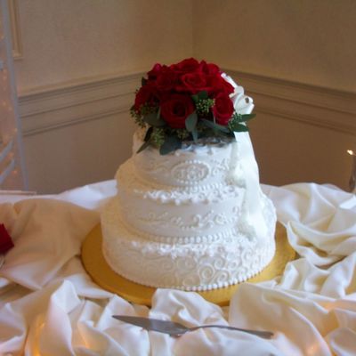 Throw Bouquet Wedding Cake