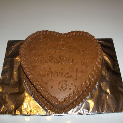 Heart Birthday Cake