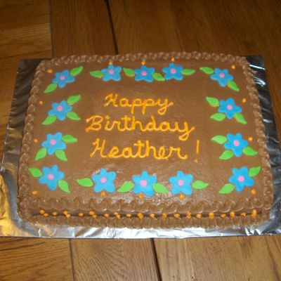 Flower Birthday Cake