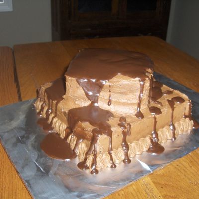 Chocolate Anniversary Cake