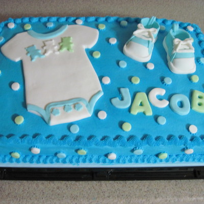 Boy Baby Shower Cake