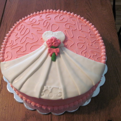 Wedding Dress Cake