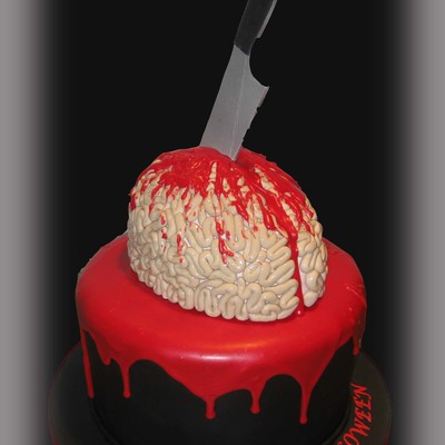 Bloody Brain Cake
