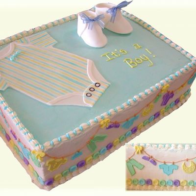 Baby Clothes Line, Onesie, And Booties