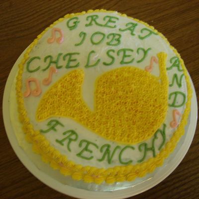 Cake For A Friend's French Horn Recital