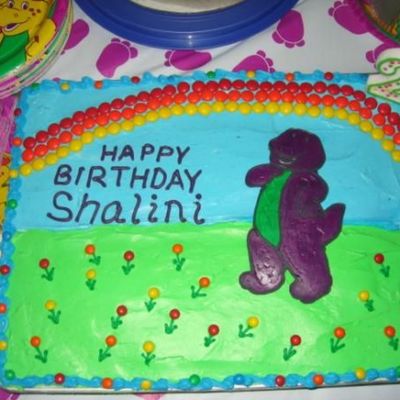 Barney Cake