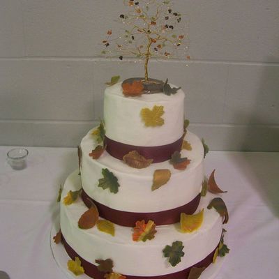 Fall Wedding Cake