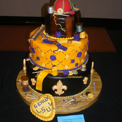 Lsu & Saint's Sewing Basket