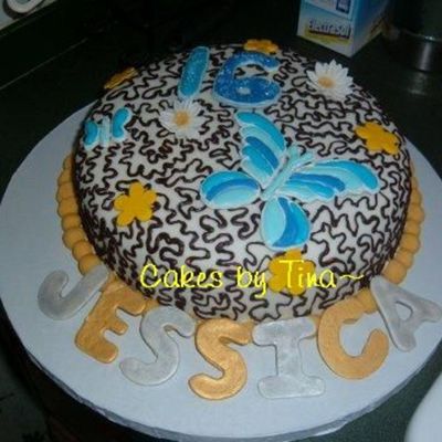 Jessica's Sweet 16Th Bday Cake