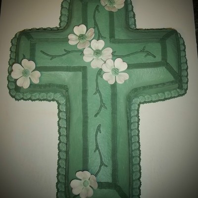 Cross With Dogwood Flowers