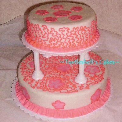 Alicia's Bridal Shower Cake