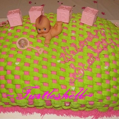 Basketweave Baby Shower