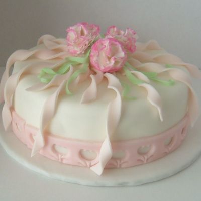 My Finale Cake For The Wilton Fondant/gumpaste Course